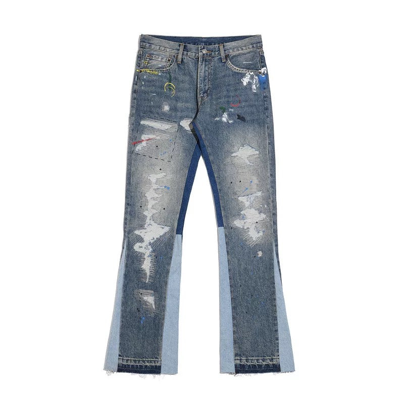 "LY" Flared Denim